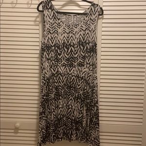 Black and white dress